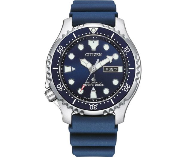 CITIZEN  Promaster Automatic Blue Rubber Strap NY0141-10LE