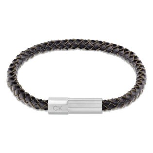 CALVIN KLEIN | Βραχιόλι | Δέρμα και Ανοξείδωτο Ατσάλι | 35100047