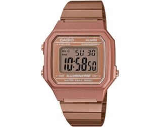 CASIO Vintage Collection Rose Gold Stainless Steel Bracelet B-650WC-5AEF