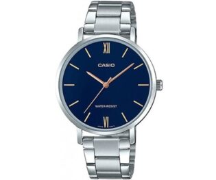 CASIO Standard Collection Silver Stainless Steel Bracelet  LTP-VT01D-2BUDF
