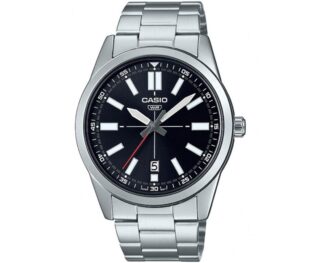 CASIO Standard Collection Silver Stainless Steel Bracelet  MTP-VD02D-1EUDF