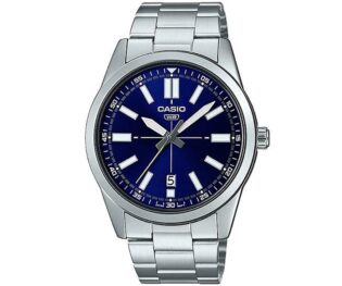 CASIO Standard Collection Silver Stainless Steel Bracelet  MTP-VD02D-2EUDF