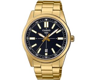 CASIO Standard Collection Gold Stainless Steel Bracelet  MTP-VD02G-1EUDF