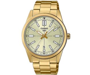 CASIO Standard Collection Gold Stainless Steel Bracelet  MTP-VD02G-9EUDF