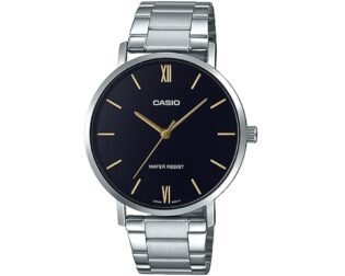 CASIO Standard Collection Silver Stainless Steel Bracelet MTP-VT01D-1BUDF